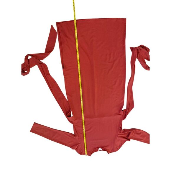 J Jill Elegant Rust Midi Dress size large cotton modal spandex mix - Picture 8 of 11